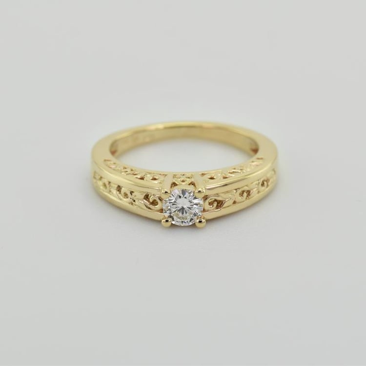 Zlatý vintage prsteň 64901