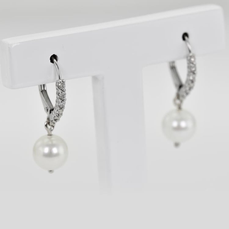 Perlové náušnice 13840