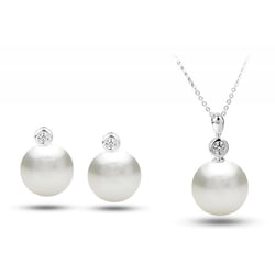 Zlatý set z juhomorských perál Corin