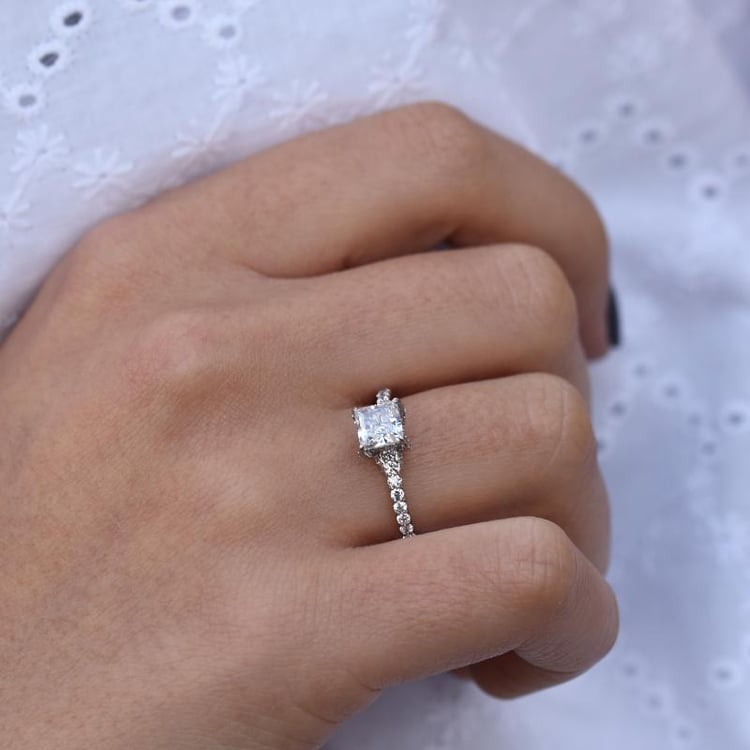 Prsteň s diamantom 49609