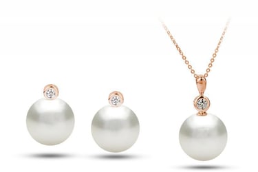 Zlatá kolekcia z juhomorských perál Corin