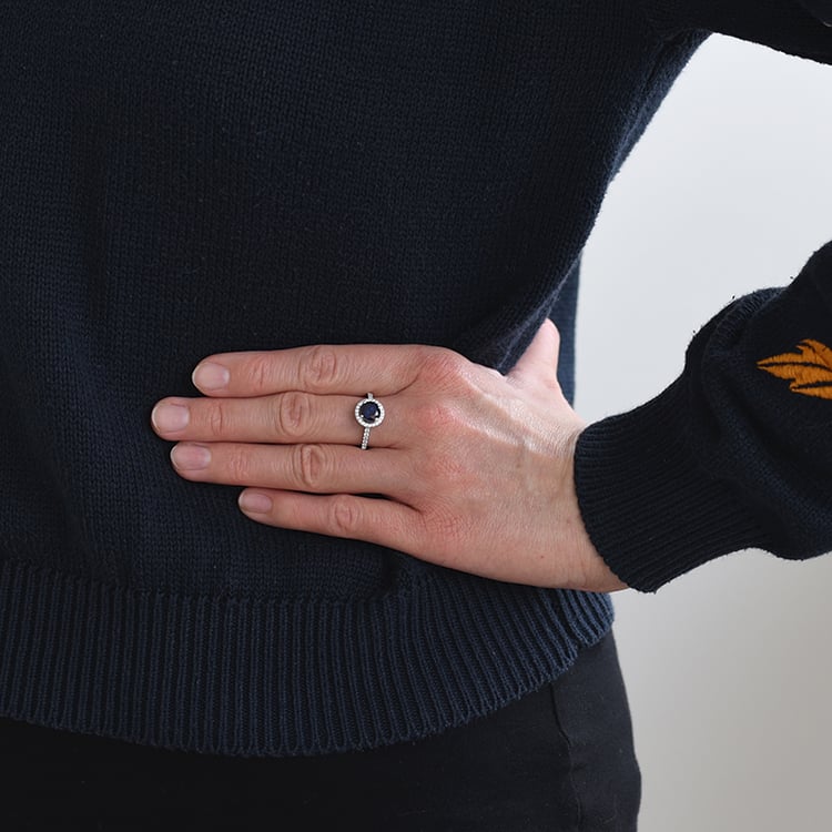 Zlatý halo prsteň 62147