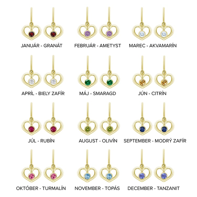 Zlaté náušnice 74477