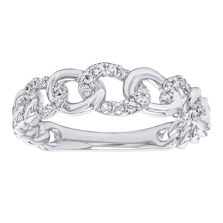 Zlatý prepletený prsteň s prírodnými diamantmi Rakhi 165035