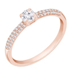 Zásnubný prsteň s lab-grown diamantmi Ranamie