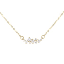 Cluster náhrdelník s diamantmi Beck