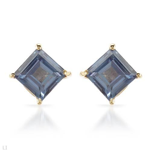 Náušnice s alexandritmi