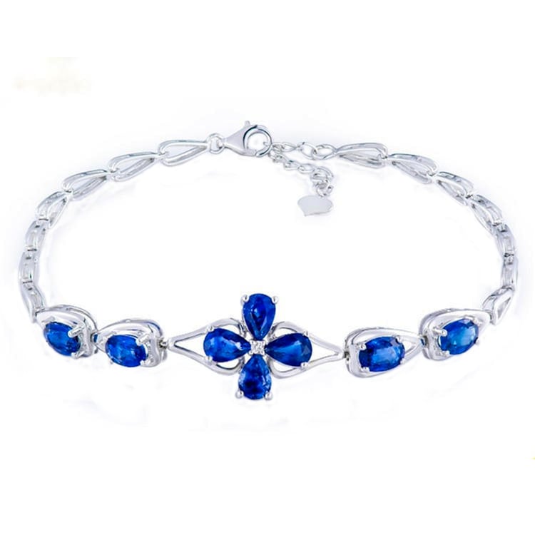 Okuzľujúci náramok zo zafírom Barite