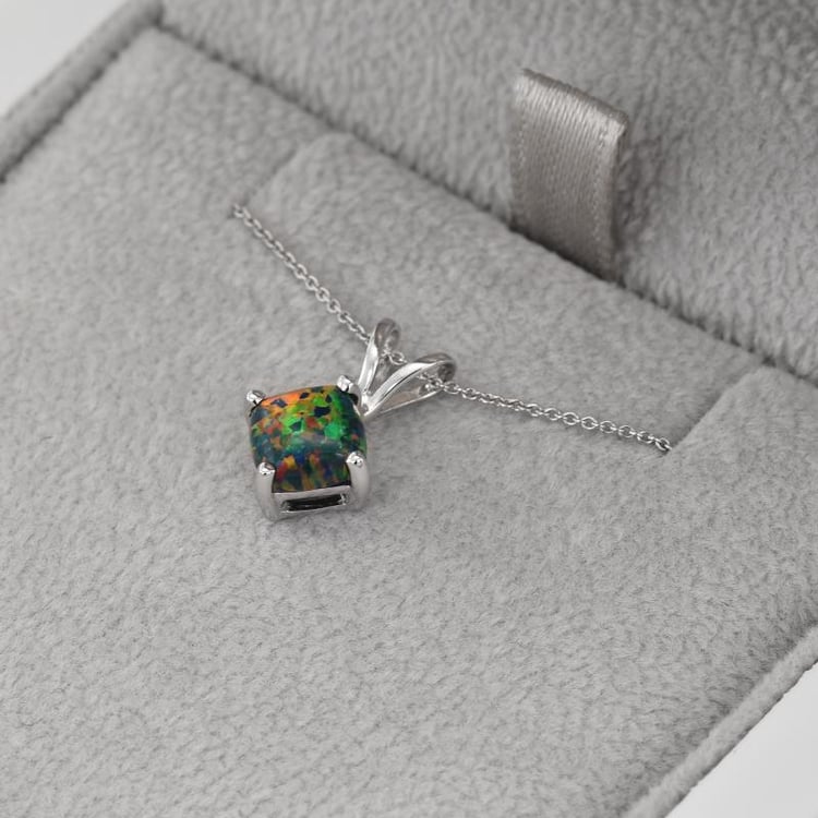 Opálový zlatý náhrdelník 38563