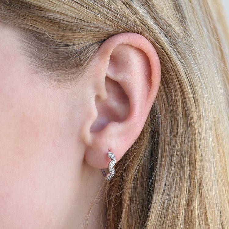 Kruhové náušnice zo zlata 80717