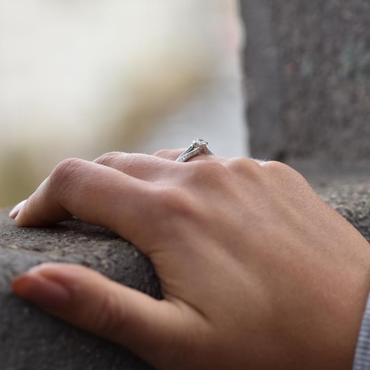 Diamantový zlatý prsteň 35292