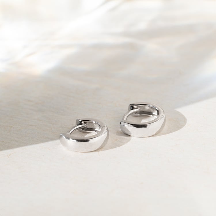 Strieborné kruhové náušnice 140253