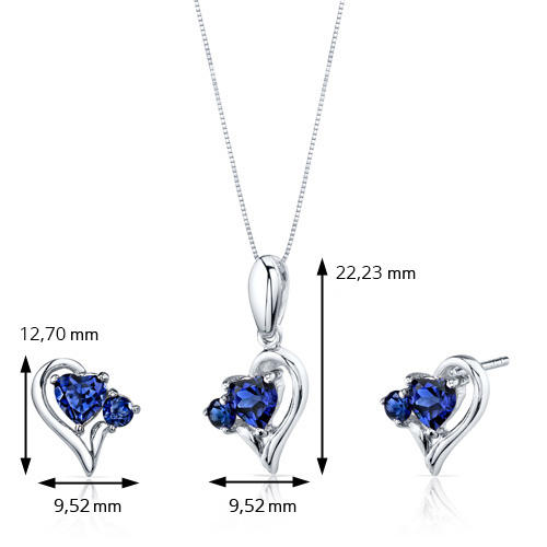 Zafírová kolekcia zo striebra 1817