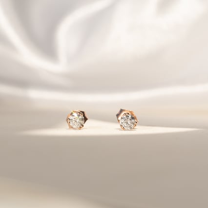 Napichovacie náušnice s lab-grown diamantmi Khan
