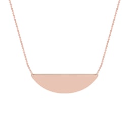Zlatý náhrdelník v tvare polmesiaca Becky