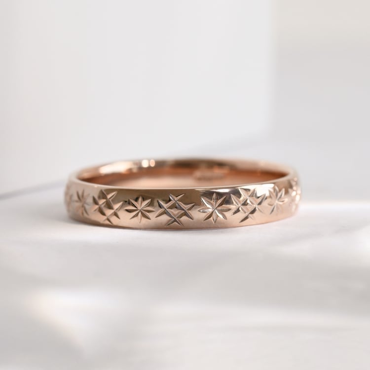 Svadobné obrúčky plné hviezd s diamantmi Burnet 118171