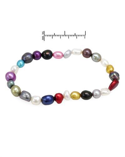 Viacfarebný perlový náramok 768