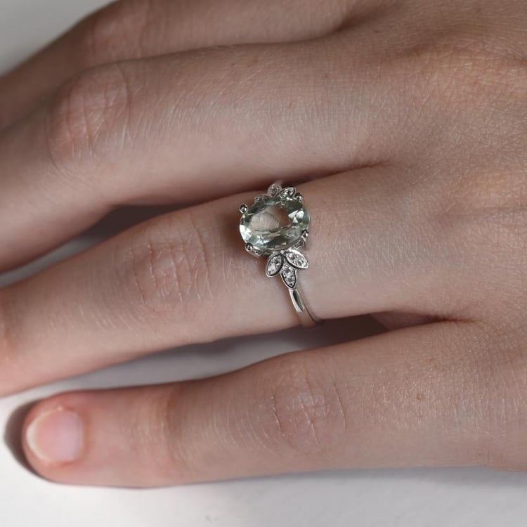 Ametystový prsteň 20552