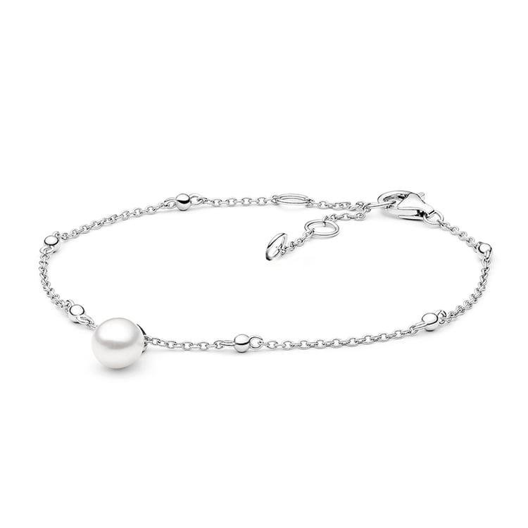 Strieborný náramok s perlou Uzoma
