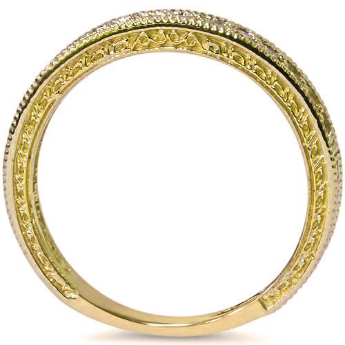 diamantová obrúčka zo žltého zlata 55383