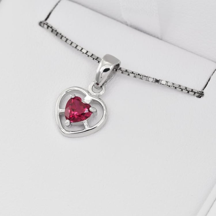Rubínová náušnice 23212