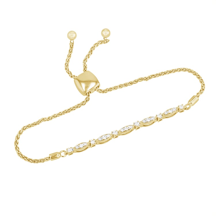 Nežný náramok s lab-grown diamantmi Chariton 114598