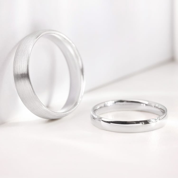 Komfortné svadobné obrúčky zo zlata 157021