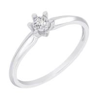 Solitaire prsteň s lab-grown diamantom Malvina