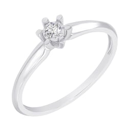 Solitaire prsteň s lab-grown diamantom Malvina