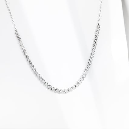 Luxusný zlatý náhrdelník s lab-grown diamantmi Sofi