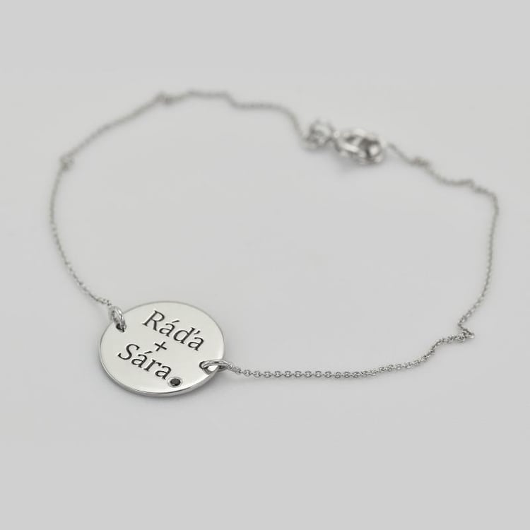 Diamantový náramok 33219