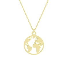 Prívesok s mapou sveta Globe