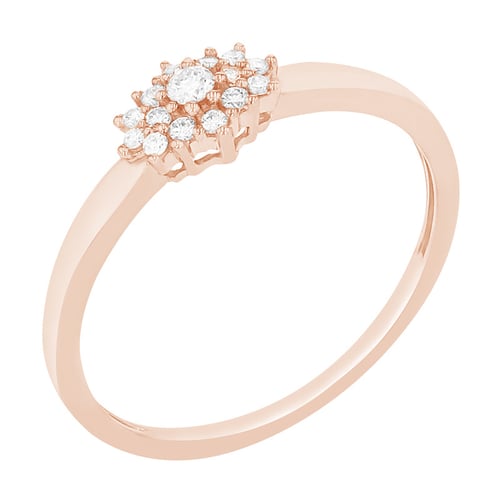 Elegantný diamantový prsteň Aubert