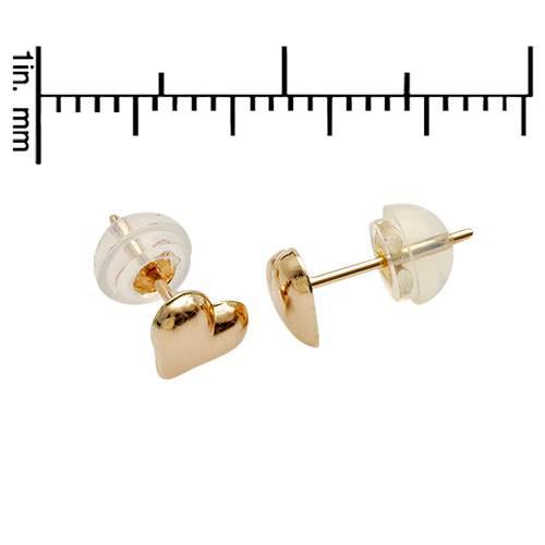 Zlaté srdiečkové náušnice Seraphina 649