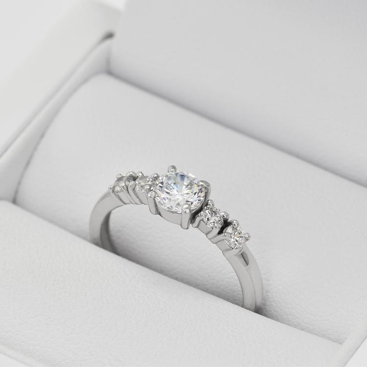 Diamantový zlatý prsteň 23373