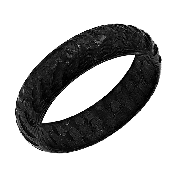 Karbónový prsteň s atypickým povrchom Mingus