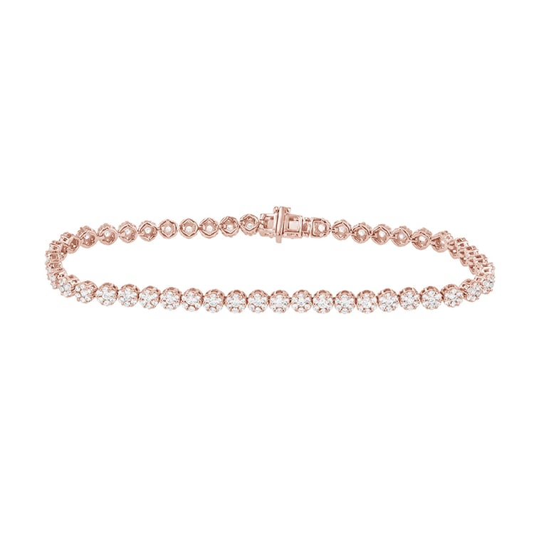 Pôvabný strieborný náramok s diamantmi Nixon 107956