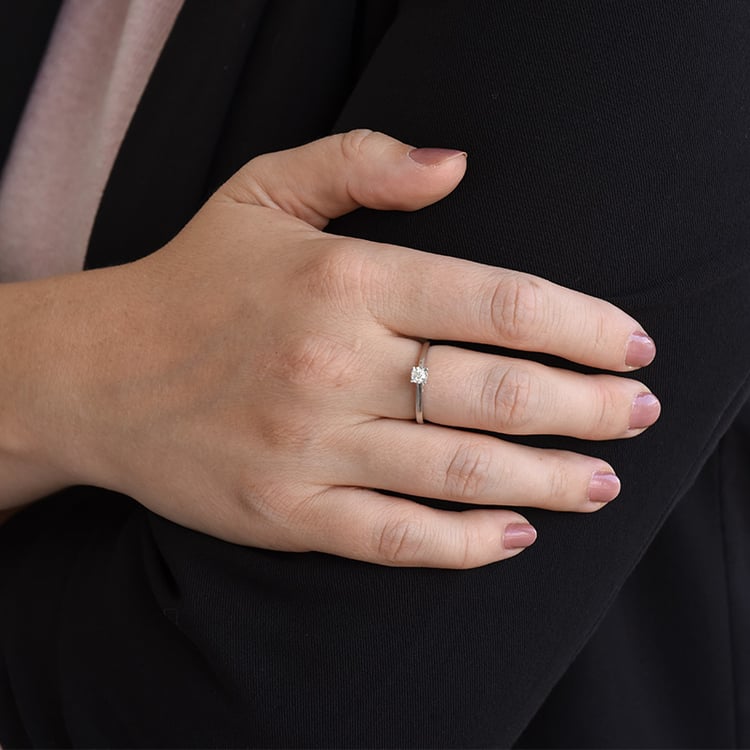 Prsteň s diamantom 85981