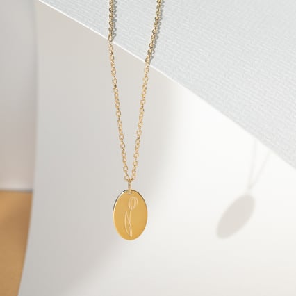 Romantický prívesok s kvetinou a gravírom podľa vašej voľby Fleur