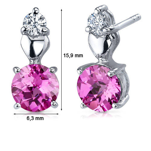 Zafírové náušnice zo striebra 3023