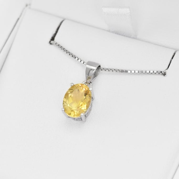 Náhrdelník s citrínom 20455