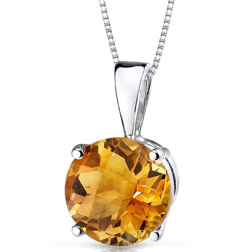 Zlatý prívesok s 1.70ct citrínom Atik