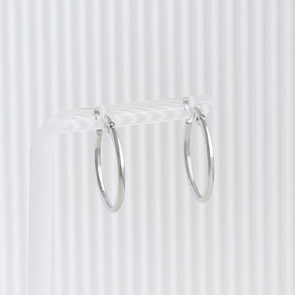 Strieborné kruhové náušnice Aseem