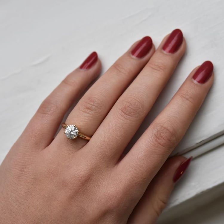 Prsteň s moissanitom 38881