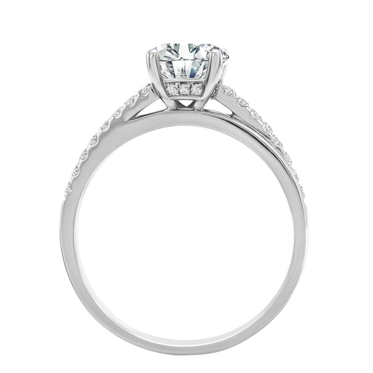 Zásnubný prsteň z platiny Ula 8739