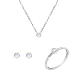 Minimalistický set šperkov s mesačnými kameňmi Livy