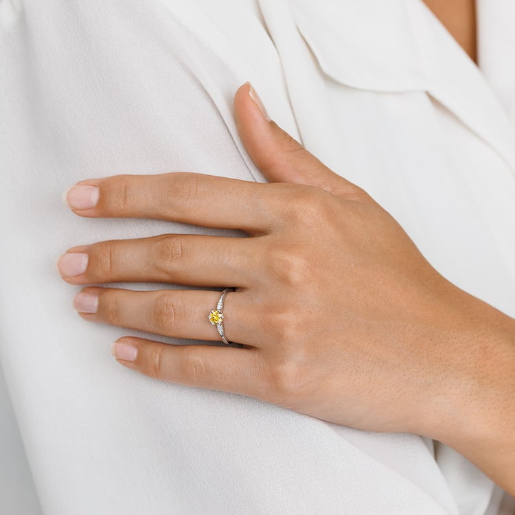 Zásnubný prsteň zo zlata s 0.36ct IGI certifikovaným lab-grown diamantom Mileva 158299