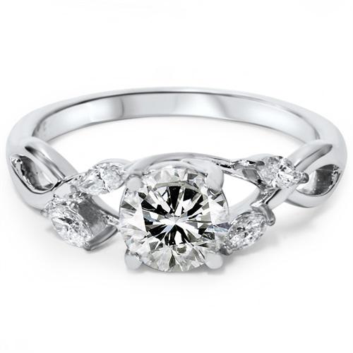 Zlatý prsteň s diamantmi Blondy 7100