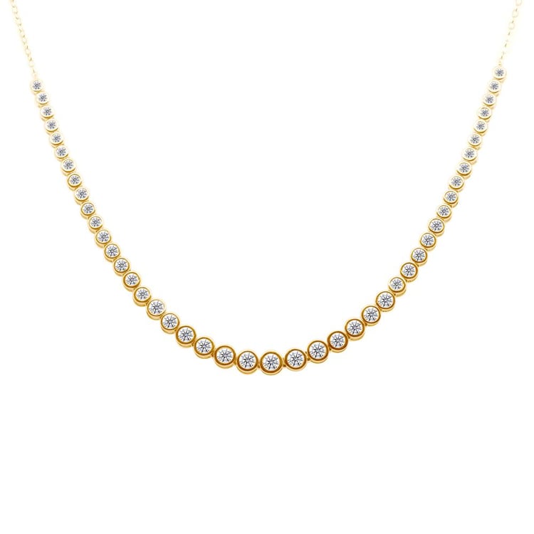 Luxusný zlatý náhrdelník s diamantmi Sofi 160366