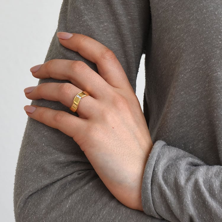 Dámský snubný prsteň 77732